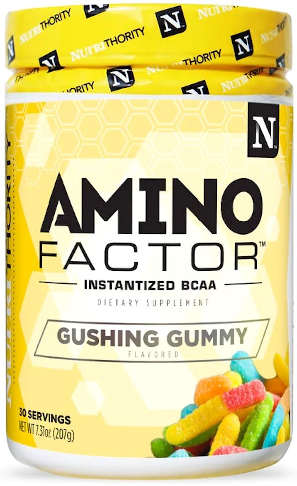 Nutrithority Amino Factor 30 Servings Gushing Gummy