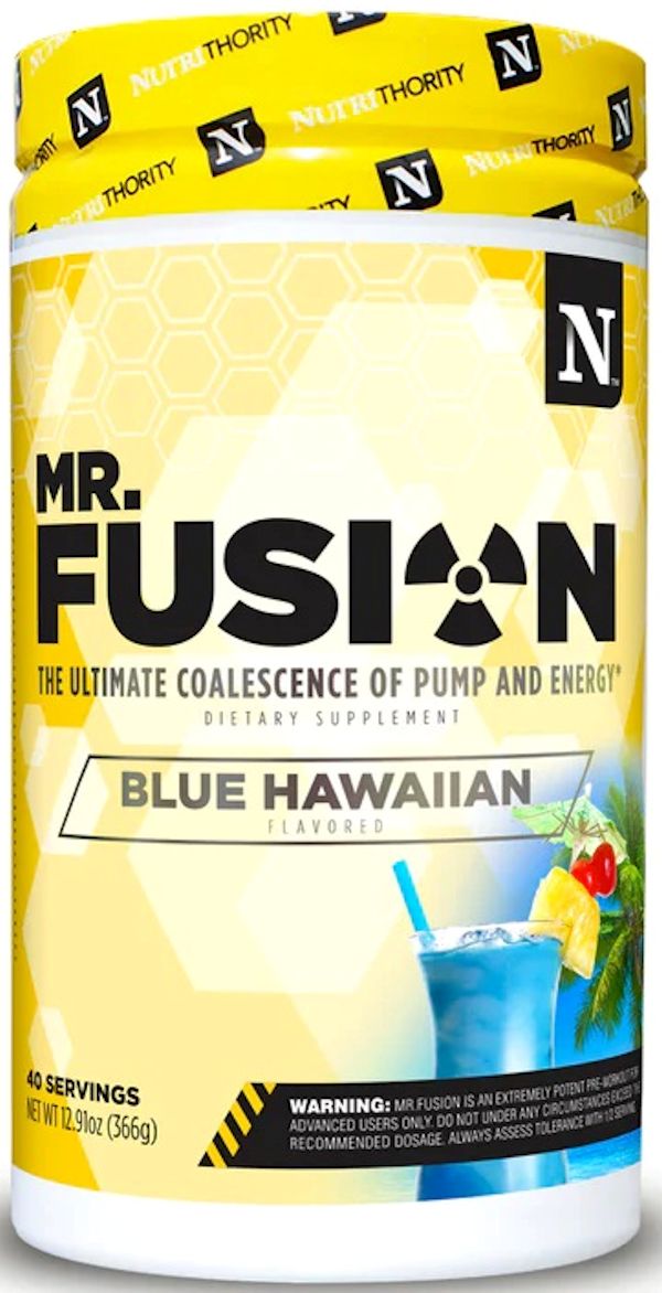 Nutrithority Mr. Fusion Pre-Workout The Ultimate Coalescence of Pump and Energy muscle