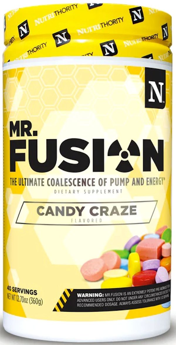 Nutrithority Mr. Fusion Pre-Workout The Ultimate Coalescence of Pump and Energy pumps