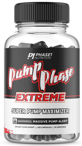 Phase 1 Nutrition Pump Phase Extreme 120 veg caps|Muscle Pumps|Mass For Life|