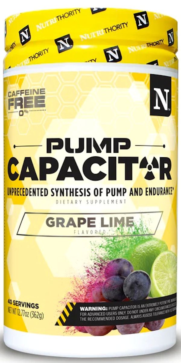 Nutrithority Pump Capacitor Non-Stim grape