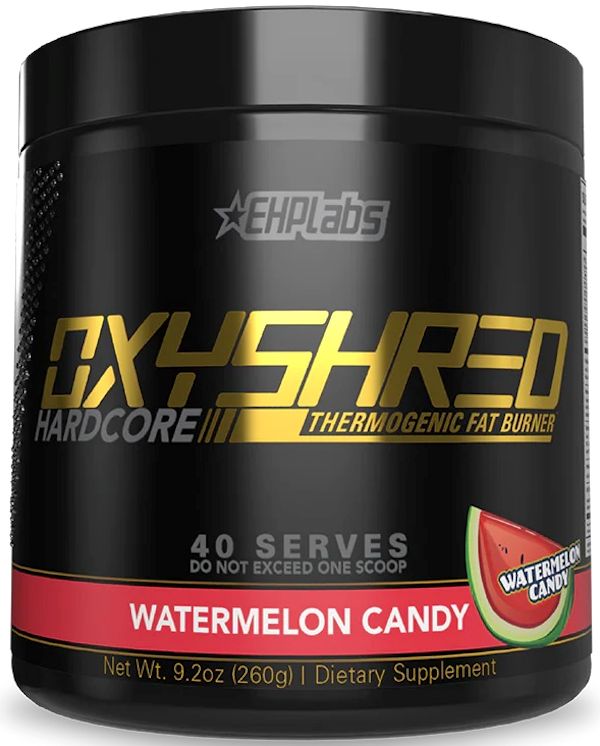 EHPLabs OxyShred Hardcore pre-workout fat burner watermelon