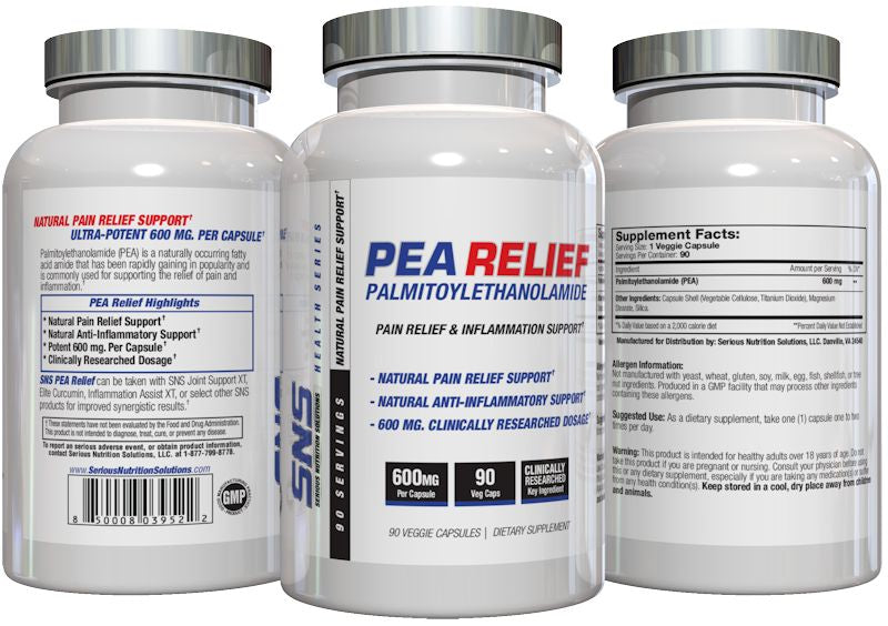 Serious Nutrition Solutions PEA Relief 120 bottle