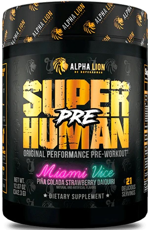 Alpha Lion SuperHuman Pre Performance Pre-Workout 42 Servings miami