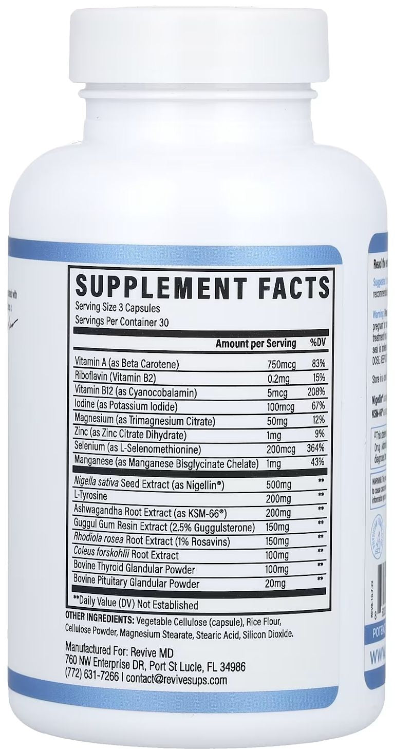Revive Thyroid Support fat burner fact