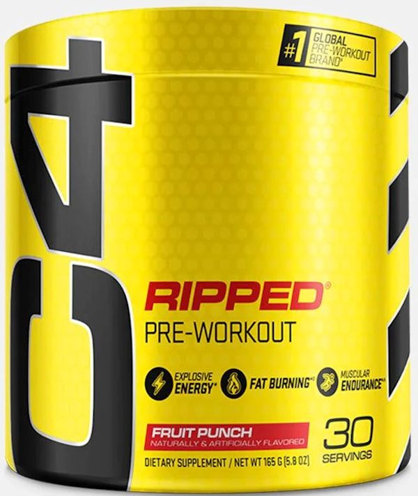 Cellucor C4 Ripped Pre-Workout cutting lime