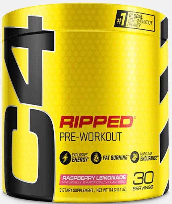 Cellucor C4 Ripped Pre-Workout cutting blue