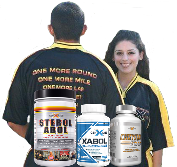 GenXLabs Cycle and Muscle Builder Stack FREE GenXLabs Training Set|Muscle Growth|Mass For Life|