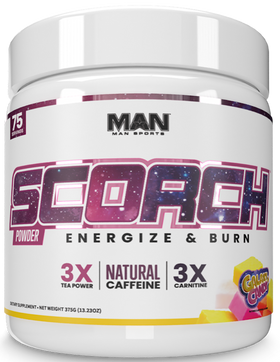 Man Sports Scorch 75 servings|Fat Burner|Mass For Life|