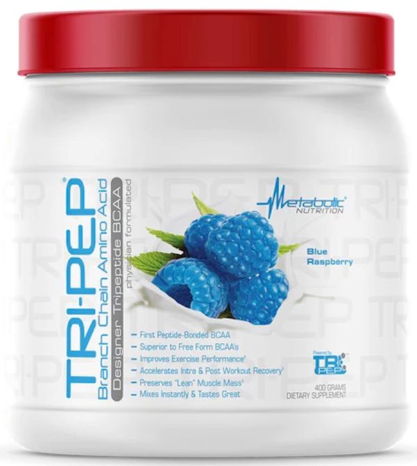 Metabolic Nutrition Tri-Pep BCAA 40 servings blue
