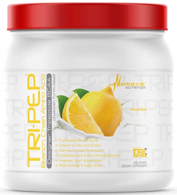 Metabolic Nutrition Tri-Pep BCAA 40 servings lemonade