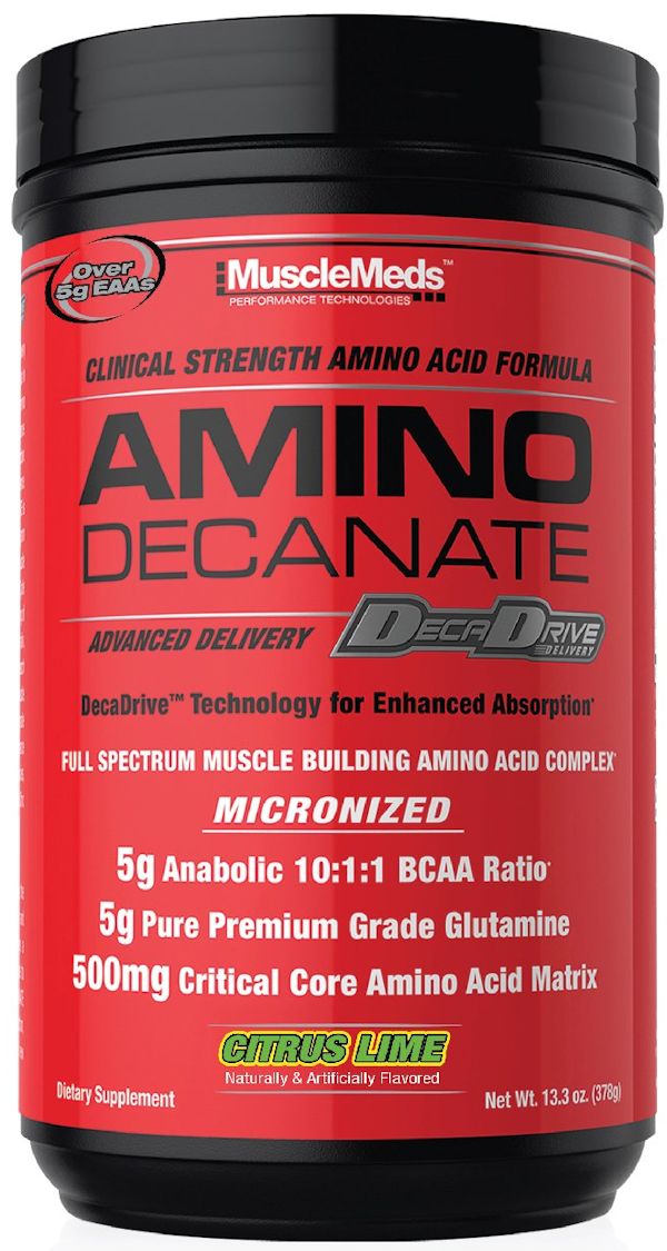 MuscleMeds Amino Acids Fruit Punch MuscleMeds Amino Decanate citus
