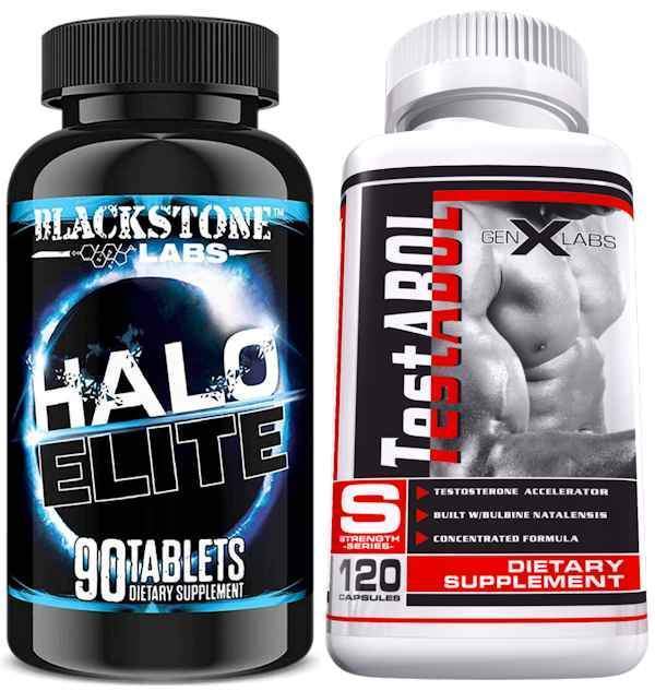 Blackstone Labs muscle builder Blackstone Labs Halo Elite and GenXLabs Testabol