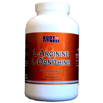 Body and Fitness Amino Acids Body & Fitness L-Arginine & L-Ornitine 250 cap