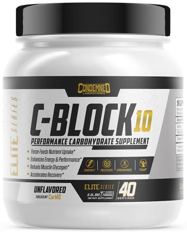Condemned Labz C-Block 10 40 Servings punch
