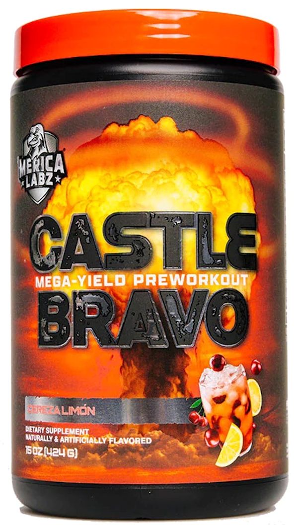 Merica Labz Castle Bravo preworkout muscle pumps