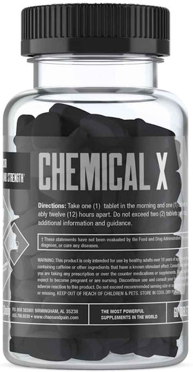 Chaos and Pain Chemical X 60 Tabs|Muscle Growth|Mass For Life|