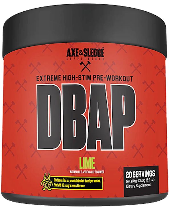 DBAP High Stim Pre workout Axe & Sledge line