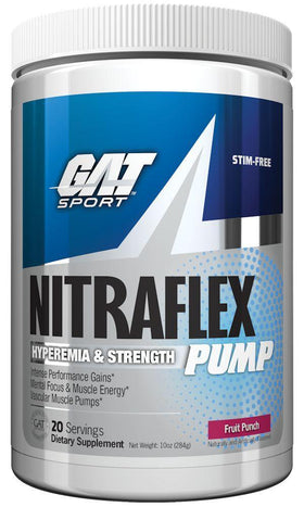GAT Sport Nitraflex Pump 20 servings|Muscle Pumps|Mass For Life|