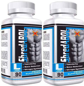GenXLabs ShredABOL with Glutamine Double Pak|Diuretics|Mass For Life|