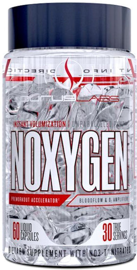 Purus Labs NOXygen Liquid Capsules|Muscle Pumps|Mass For Life|