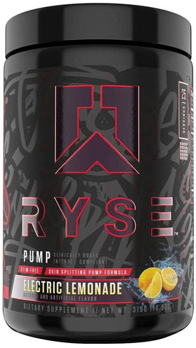 Ryse Supplements Pump Pre-Workout Muscle Pumps|NO3|Mass For Life|