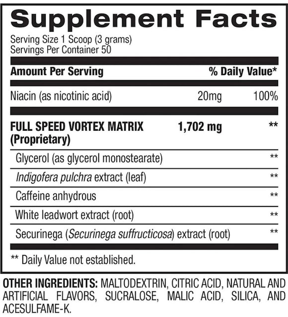 BPI Sports 1.M.R Vortex Non Stim Pre-Workout|Pre Workout|Mass For Life|