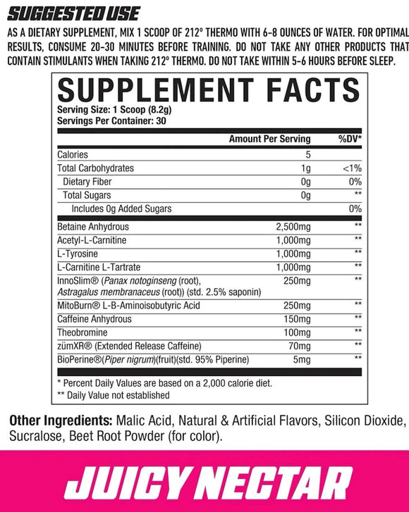 Axe & Sledge 212 Thermo High Powered Thermognic|Fat Burner|Mass For Life|