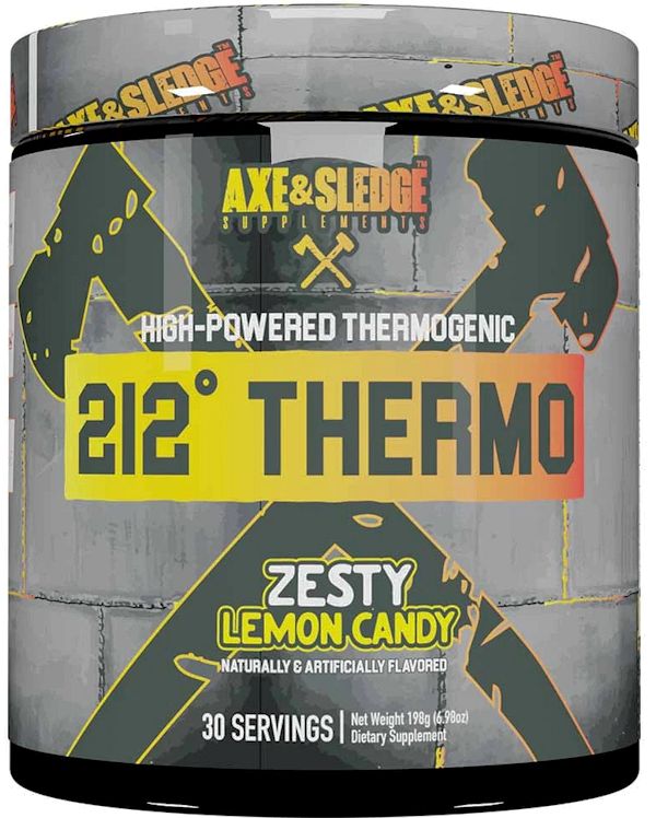 Axe & Sledge 212 Thermo High Powered Thermognic zesty