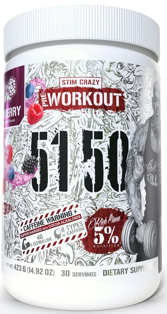 5% Nutrition 5150 High Stimulant Pre-Workout 30 Servings