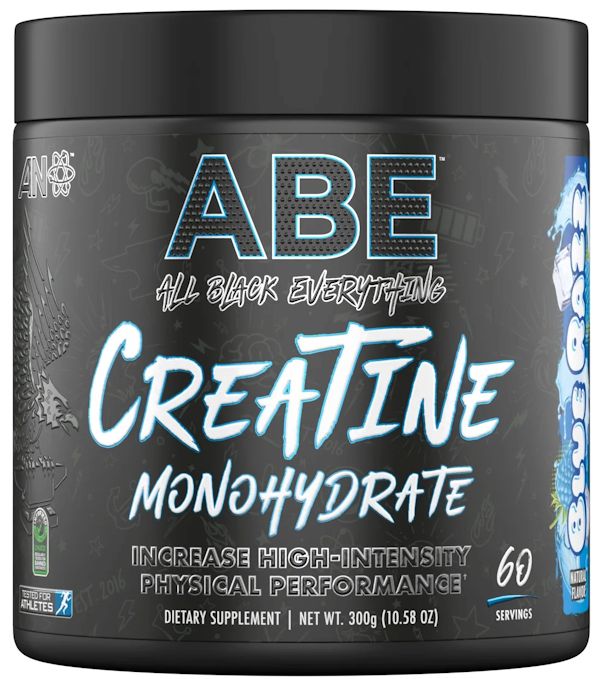 ABE Creatine Monohydrate 60 Servings blue raz
