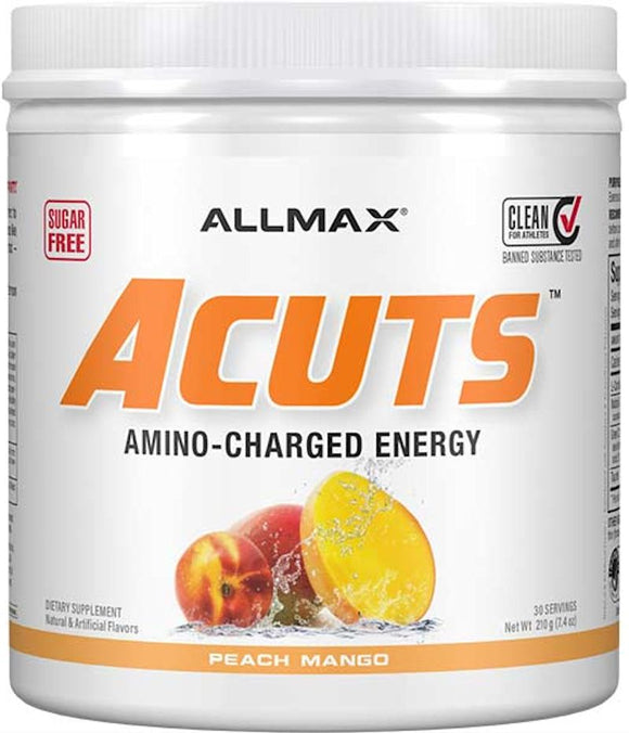 ALLMAX ACUTS Amino - BCAA - Energy Blue Raspberry|Amino Acids|Mass For Life|
