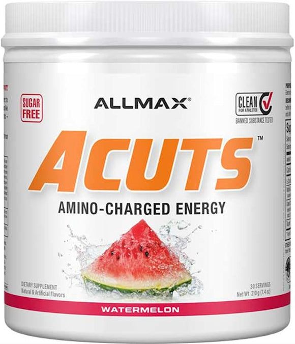 ALLMAX ACUTS Amino - BCAA - Energy Blue Raspberry|Amino Acids|Mass For Life|