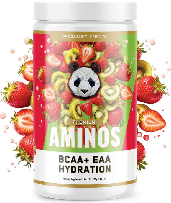 Panda Supps AMINOS BCAA + EAA + Hydration|BCAA|Mass For Life|