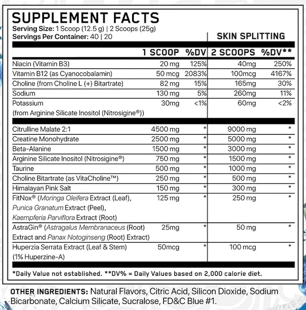 ABE Pump Pre-Workout fact