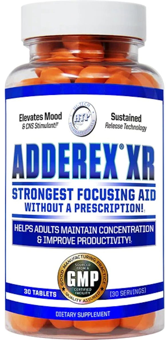 Hi-Tech Pharmaceuticals Adderex-XR Focus|Focus|Mass For Life|
