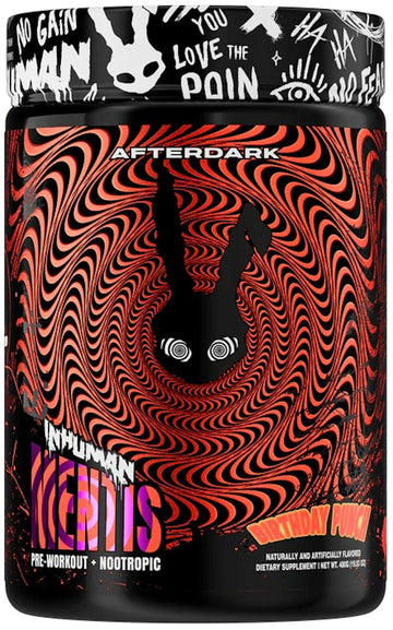 AfterDark InHuman Mentis, Pre-Workout - Nootropic|Pre Workout|Mass For Life|