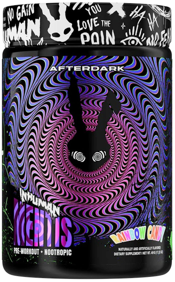 AfterDark InHuman Mentis, Pre-Workout - Nootropic|Pre Workout|Mass For Life|