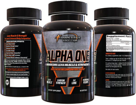 Competitive Edge Labs Alpha One|Muscle Growth|Mass For Life|