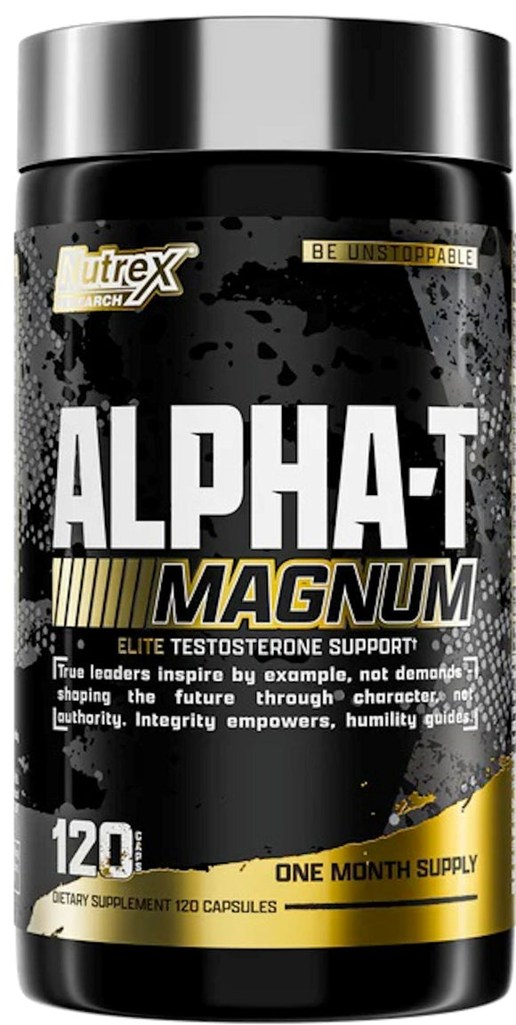 Nutrex Alpha-T Maximum 120 Caps|Test Booster|Mass For Life|