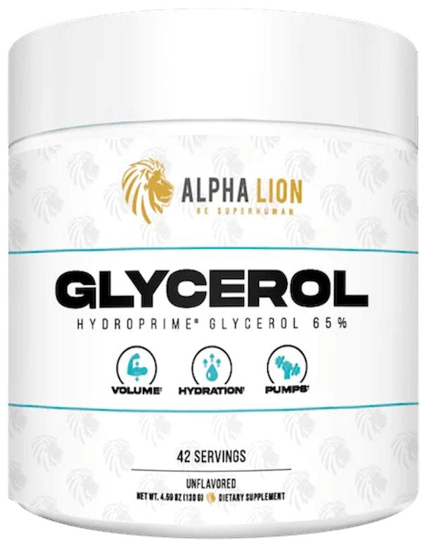 Alpha Lion Glycerol Pumps Powder 42 Servings