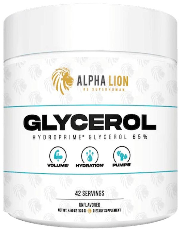 Alpha Lion Glycerol Pumps Powder 42 Servings|Muscle Pumps|Mass For Life|