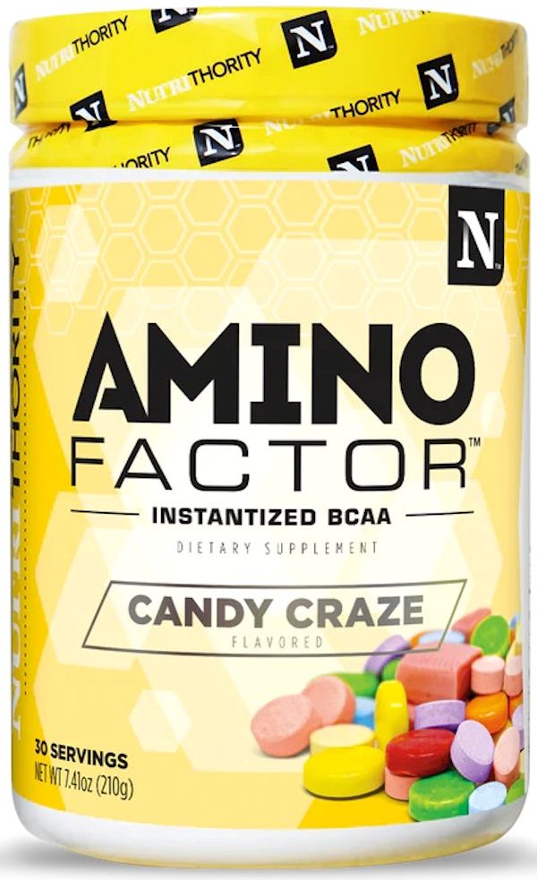 Nutrithority Amino Factor 30 Servings Blackberry Lemonade