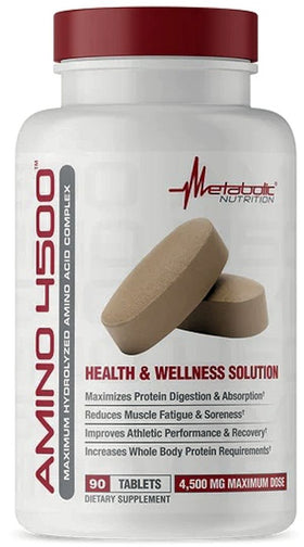 Metabolic Nutrition Amino 4500 90 Tabs|Amino Acids|Mass For Life|