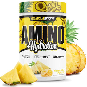 MuscleSport Amino+ Hydration – Sour Apple|Amino Acids|Mass For Life|