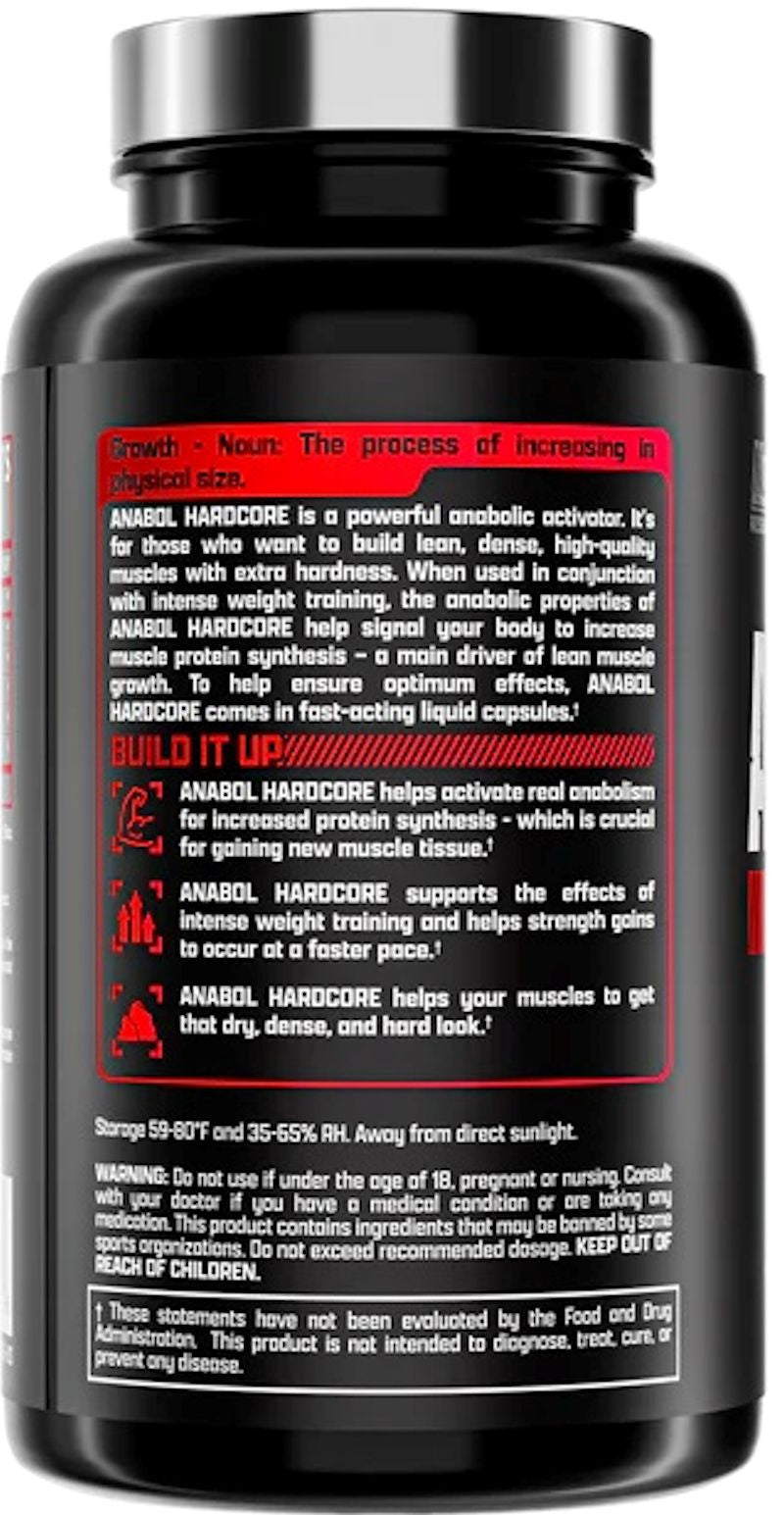 Nutrex Anabol Hardcore 60 Capsules side
