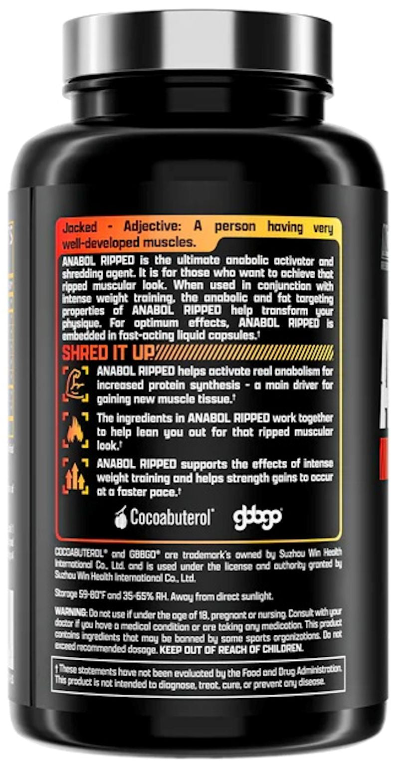 Nutrex Anabol Ripped fat burner back