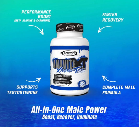 Gaspari Nutrition Anavite XT Xtreme Test|Multi Vitamin|Mass For Life|
