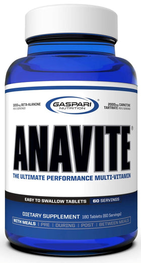 Gaspari Nutrition Anavite multivitamin 180 Tabs