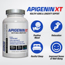 Serious Nutrition Solutions SNS Apigenin XT 200 Mg - 120 Capsules|Anti-Aging|Mass For Life|